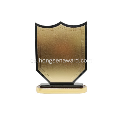 Stock Souvenir Trofeo de marco de placa de premio de madera